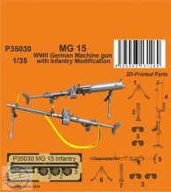 MG 15 Machine Gun with Infantry Modification - 1/35