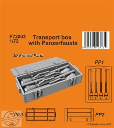 Transport box with Panzerfausts  - 1/72 
