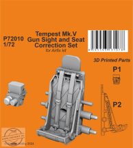   Tempest Mk.V Gun Sight and Seat Correction Set - 1/72 - Airfix elsősorban