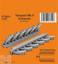 Tempest Mk.V Exhausts - 1/72 - Airfix elsősorban