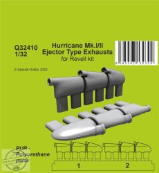 Hurricane Mk.I/II Ejector Type Exhausts - 1/32 - Revell elsősorban