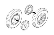 Bf 109E Wheels - 1/48