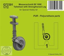   Messerschmitt Bf 109E Tailwheel with Strengthened Leg - 1/72 - Special Hobby/Eduard