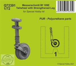 Messerschmitt Bf 109E Tailwheel with Strengthened Leg - 1/72 - Special Hobby/Eduard