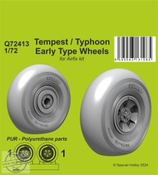 Tempest/Typhoon Early type Wheels - 1/72 - Elsősorban Airfix