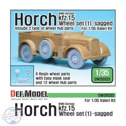 Horch Sd.Kfz .15 Wheel Set - 1/35 - Italeri elsősorban