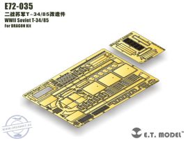 WWII Soviet T-34/85 - 1/72 - Dragon - 2 fotomaratott lap
