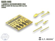 WWII US ARMY M4 Sherman OVM Tool Set - 1/35