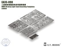 WWII US Army Light Tank Stenciling Templates - 1/35 