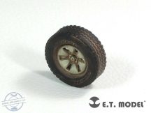  Technical Pick up Truck Weighted Road Wheels - 1/35 - Meng - 5 db