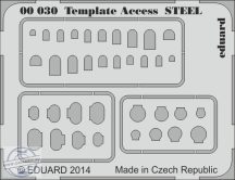 Template  Access  STEEL -  karcolósablon