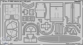 F-100C interior pt.2 - 1/32 - Trumpeter (2 lap)