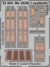 Me 262B-1 seatbelts STEEL - 1/32