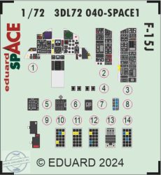 F-15J SPACE fotomaratott övvel - 1/72 - Fine Molds