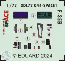 F-35B SPACE fotomaratott övvel - 1/72 - Tamiya