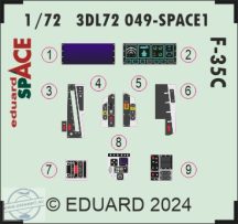 F-35C SPACE fotomaratott övvel - 1/72 - Italeri
