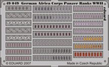 German Africa Corps Panzer Ranks WWII - 1/48