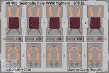 Seatbelts Italy WWII fighters STEEL - 1/48