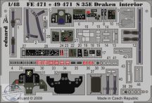 S 35E Draken interior S.A. - 1/48 - Hasegawa