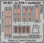 Ju 87B-1 seatbelts STEEL - 1/48 - Airfix