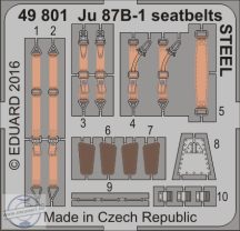 Ju 87B-1 seatbelts STEEL - 1/48 - Airfix