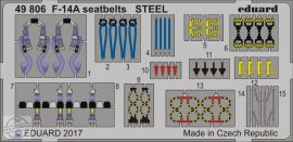 F-14A seatbelts STEEL - 1/48