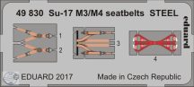 Su-17 M3/ M4 seatbelts STEEL - 1/48 - Kitty Hawk