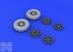 F4U-1 wheels diamond pattern  -1/32 - Tamiya 