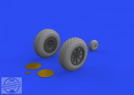 P-40E wheels - 1/32 - Trumpeter