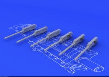 Browning M-2 guns (6pcs)- 1/48