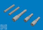 MiG-19S gun muzzles - 1/48 - Trumpeter elsősorban