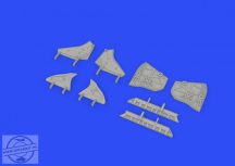 MiG-19 wheel well doors - 1/48 - Trumpeter/Eduard