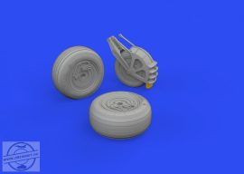 Su-25 wheels - 1/48 - Zevzda