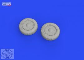 F4F wheels late w/rims PRINT - 1/72 - Arma Hobby