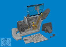 Bf 109G-10 cockpit PRINT - 1/72 - Eduard