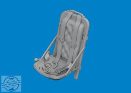 P-51D seat w/ integral belts PRINT - 1/72 - Tamiya elsősorban