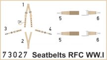 Seatbelts RFC WWI SUPERFABRIC - 1/72