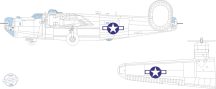 B-24H Liberator US national insignia - 1/72 - Airfix