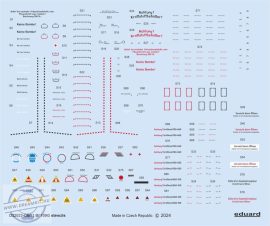 Bf 109G stencils - 1/32
