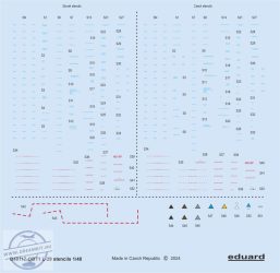 L-29 Delfin stencils - 1/48