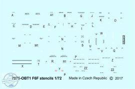 F6F Stencils - 1/72