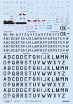 Z-37 stencils, code letters & labels - 1/72