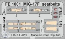 MiG-17F seatbelts STEEL- 1/48