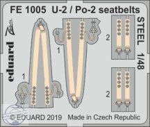 U-2 / Po-2 seatbelts STEEL- 1/48