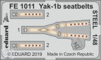 Yak-1b seatbelts STEEL - 1/48