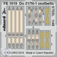 Do 217N-1 seatbelts STEEL - 1/48