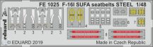 F-16I SUFA seatbelts STEEL -  1/48