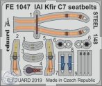 IAI Kfir C7 seatbelts STEEL - 1/48