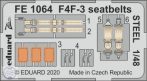 F4F-3 seatbelts STEEL - 1/48