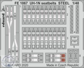 UH-1N seatbelts STEEL - 1/48